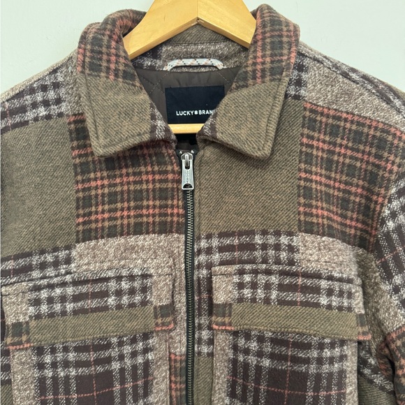 Lucky Brand Earthy Plaid Jacket - Picture 3 of 6